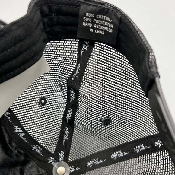 Vintage Cliff Raven Hat Black Ed Hardy Japanese tattoo Snap back Trucker Cap 90s - Picture 5 of 8